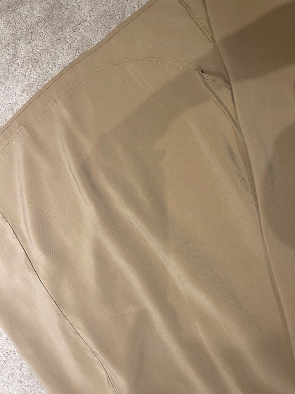 Max Studio light wrap midi skirt beige women L - NWT - Picture 8 of 10